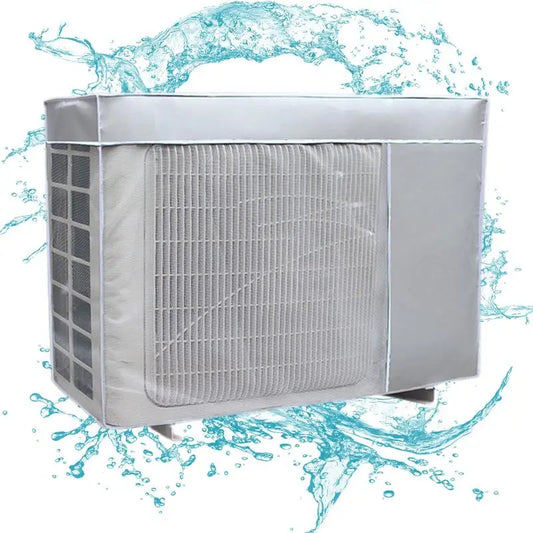 Air Conditioner Cover Winter Outdoor Air Conditioner Waterproof Cover Anti-Snow Rain Dust Cover AC Outside Unit Protective Cover