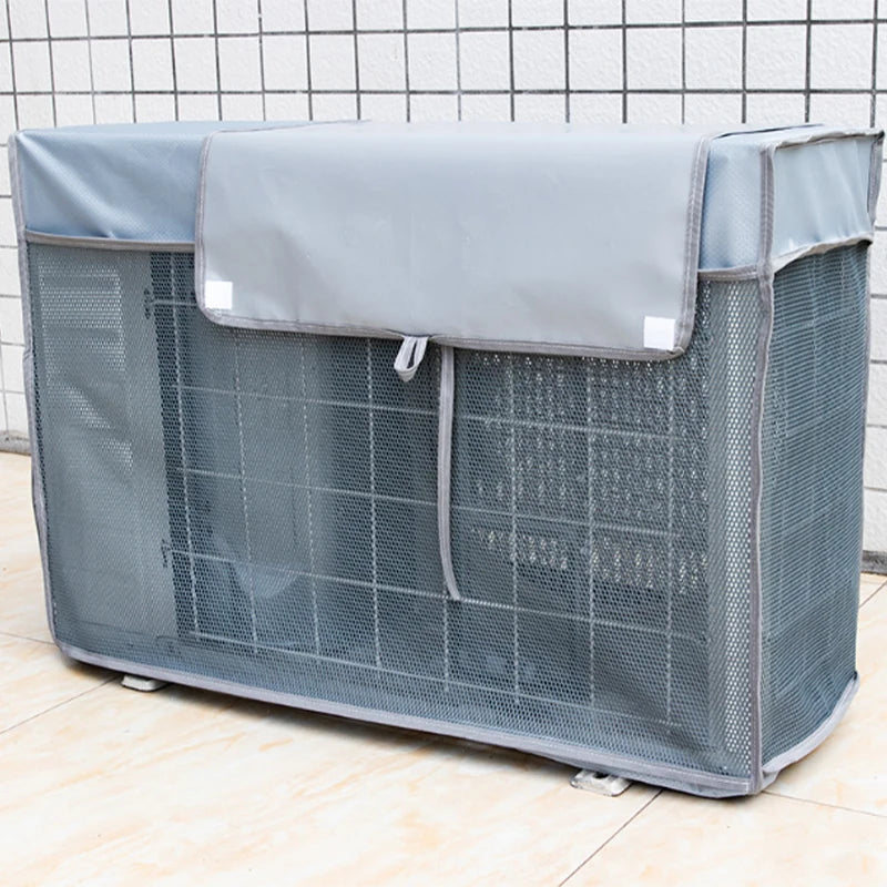 Large Size Outdoor Air Conditioner Cover Waterproof Dust Cover Anti-Snow Cleaning Bag Rainproof Sun-proof AC Unit Protection