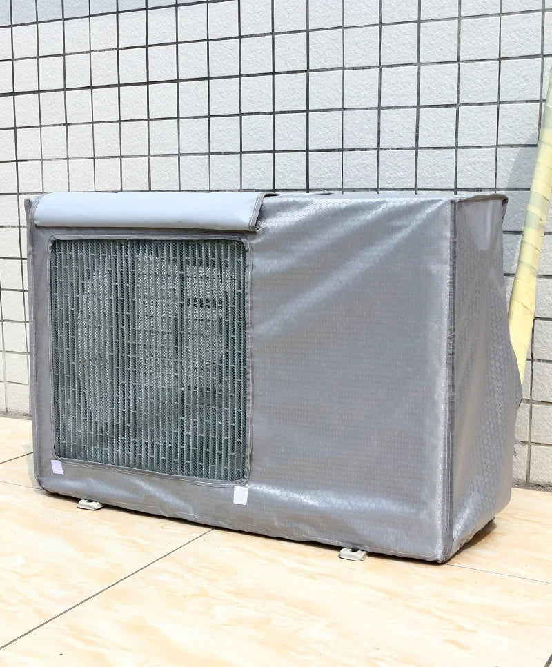 Large Size Outdoor Air Conditioning Cover Waterproof Dust Cover Washing Anti-Dust Anti-Snow Cleaning Bag Rainproof